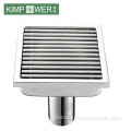 Corner Shower Drain Stainless Steel Nickel Brushed Bathroom Floor Drain Factory